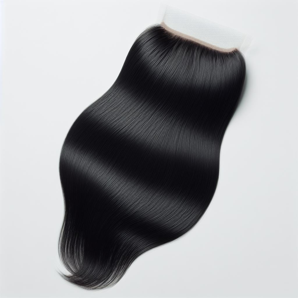 Natural black HD closure