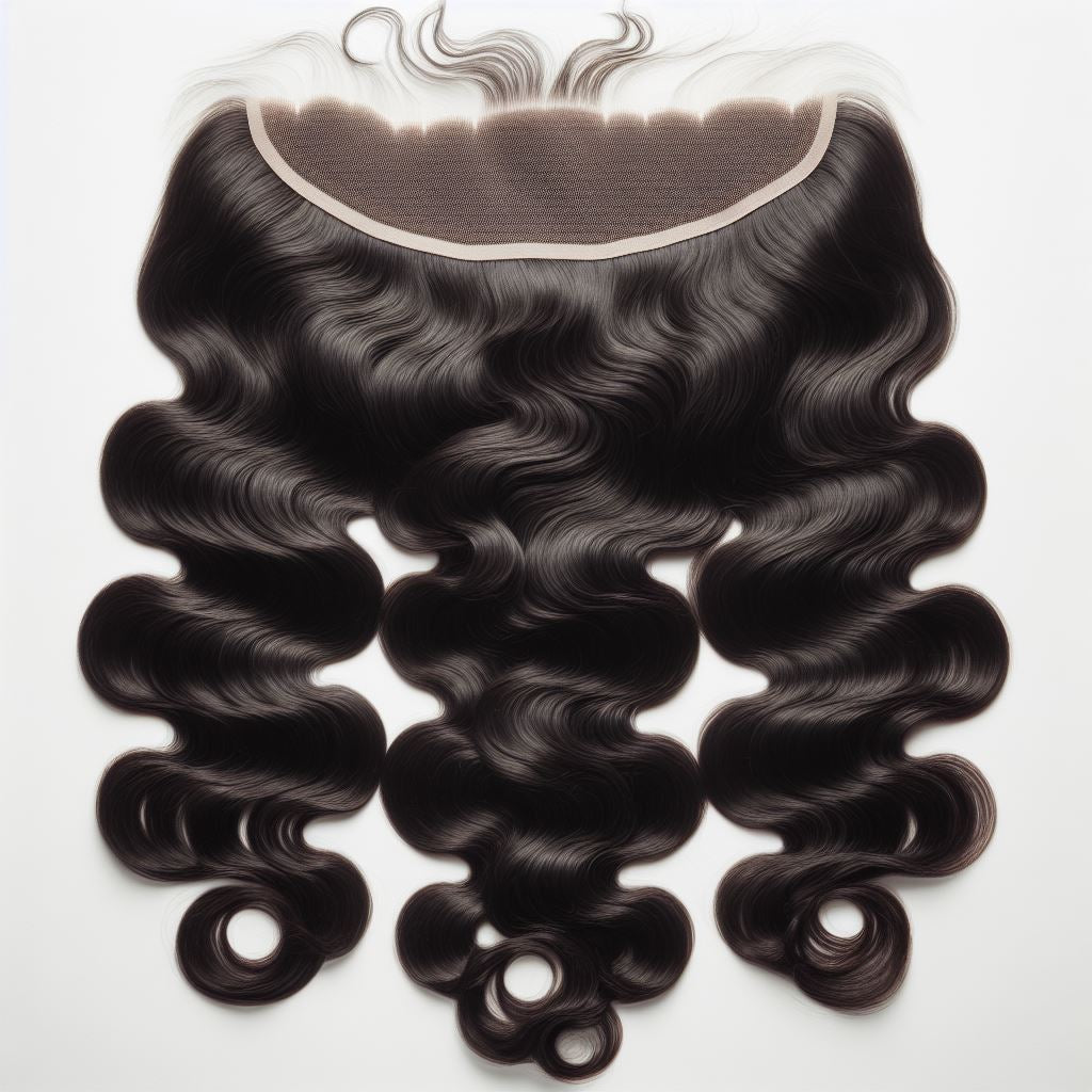 HD Frontals / transparent ( natural black)